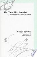 The Time That Remains