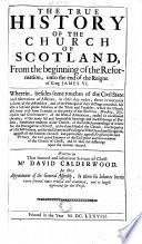 The True History of the Church of Scotland