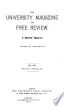The University Magazine and Free Review