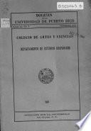 The University of Porto Rico Bulletin