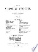 The Victorian Statutes