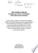 The Webb Families of DeKalb County, Tennessee and 23 Related Families