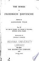 The Words of Friedrich Nietzsche...
