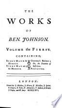 The Works of Ben. Johnson