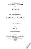 The Works of ... Edmund Burke
