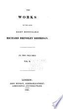 The Works of the Late Right Honourable Richard Brinsley Sheridan