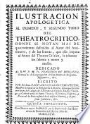 Theatro critico universal, o Discursos varios en todo genero de materias, para desengaño de errores comunes ... escrito por ... Benito Geronymo Feijoo ... Tomo primero [- nono].