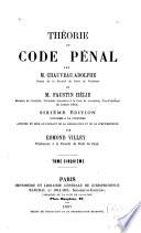 Théorie du code pénal
