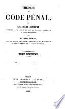 Théorie du Code pénal