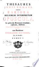 Thesaurus juris Romani