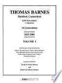 Thomas Barnes, Hartford, Connecticut