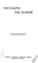 Thus Saith the Master