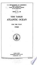 Tide Tables, Atlantic Coast, North America