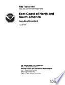 Tide Tables, High and Low Water Predictions, East Coast of North and South America, Including Greenland