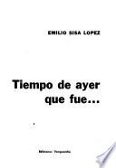 Tiempo de ayer que fue