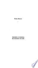 Tiempo y poesía de Ramos Sucre
