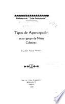 Tipos de apercepción en un grupo de niñas cubanas