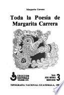 Toda la poesía de Margarita Carrera