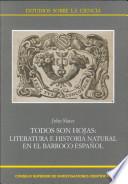 Todos son hojas: literatura e historia natural en el Barroco español