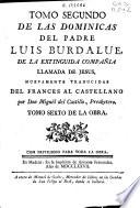 Tomo segundo de Las Dominicas