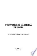 Toponimia de la tierra de Soria