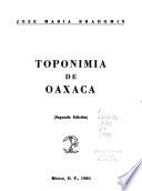 Toponimia de Oaxaca