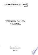 Toponimia gallega y leonesa