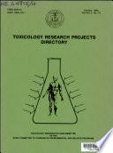 Toxicology Research Projects Directory