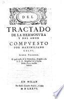 Tractado de la hermosura y del amor