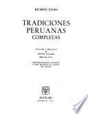 Tradiciones peruanas completas