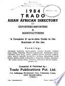 Trado Asian African Directory of Exporters, Importers, and Manufacturers