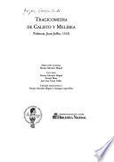 Tragicomedia de Calisto y Melibea (Valencia, Juan Joffre, 1514): Estudios y edition paleográfica