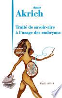 Traité de savoir-rire à l'usage des embryons