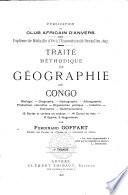 Traité méthodique de géographie du Congo