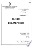 Trámite parlamentario