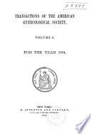 Transactions of the American Gynecological Society