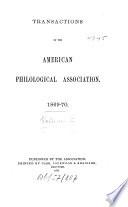 Transactions of the American Philological Association : TAPA