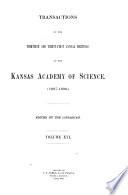 Transactions of the ... Annual Meetings of the Kansas Academy of Science