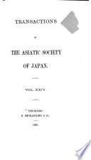 Transactions of the Asiatic Society of Japan