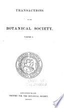 Transactions of the Botanical Society