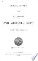 Transactions of the California State Agricultural Society