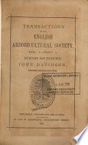 Transactions of the English Aboricultural Society