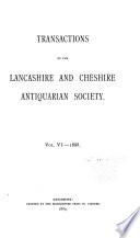 Transactions of the Lancashire and Cheshire Antiquarian Society