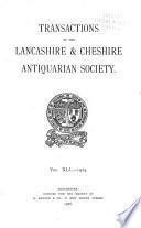 Transactions of the Lancashire and Cheshire Antiquarian Society