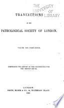 Transactions of the Pathological Society of London