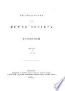 Transactions of the Royal Society of Edinburgh