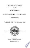 Transactions of the Woolhope Naturalists' Field Club