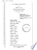 Transcript of proceedings of the Fall 1982 Meeting, Depository Library Council to the Public Printer