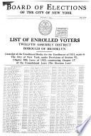 Transcript of the Enrollment Books