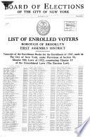 Transcript of the Enrollment Books